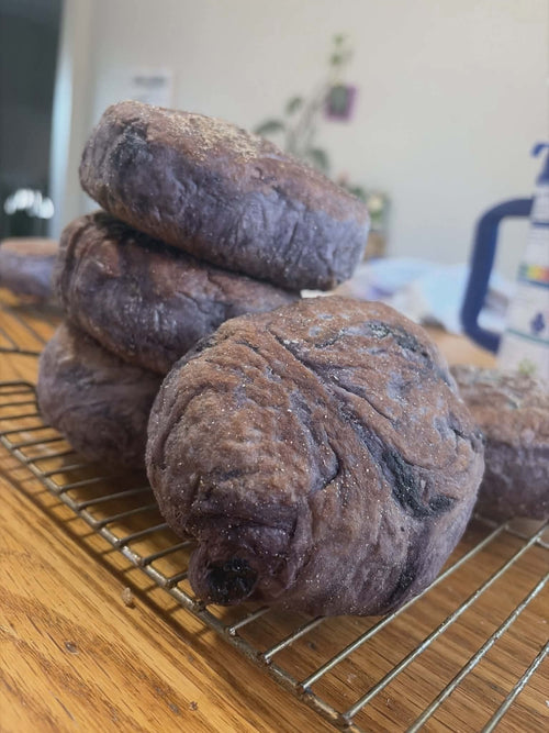 Blueberry English muffins